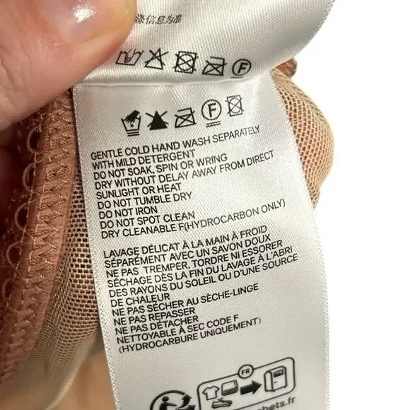 NWT Zimmermann Blush Pink Lace Scoop Neck Bodysuit Womens US 4 - Picture 7 of 8